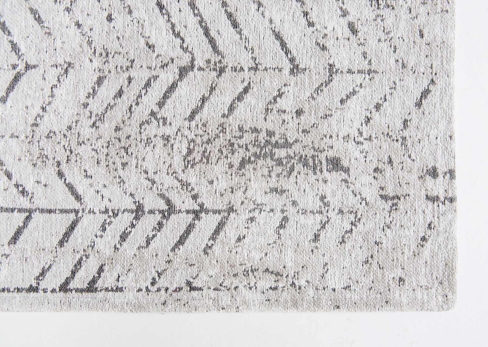 tapis Louis De Poortere LX8652 Mad Men Jacobs Ladder Black on White corner