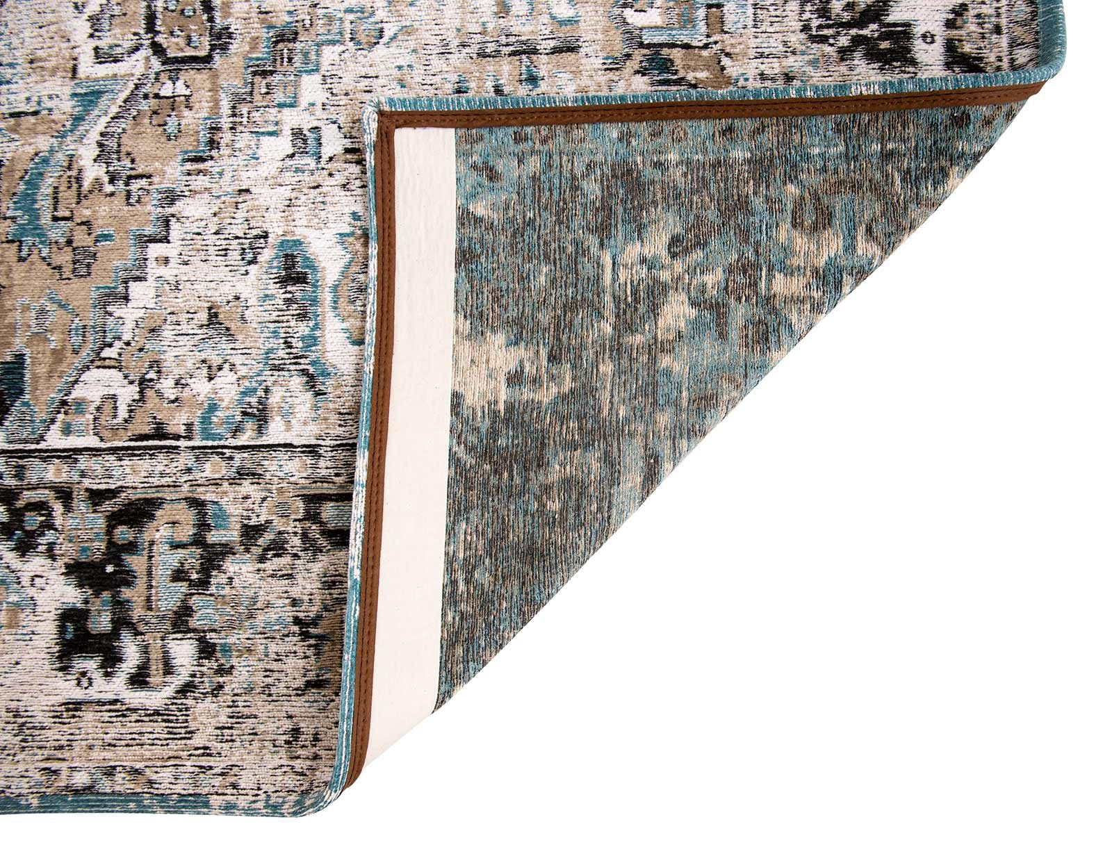 tapis Louis De Poortere LX8708 Antiquarian Antique Heriz Golden Horn Beige back