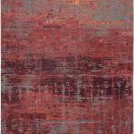 Louis De Poortere tapis, Atlantic Nassau Red 9125, Streaks design