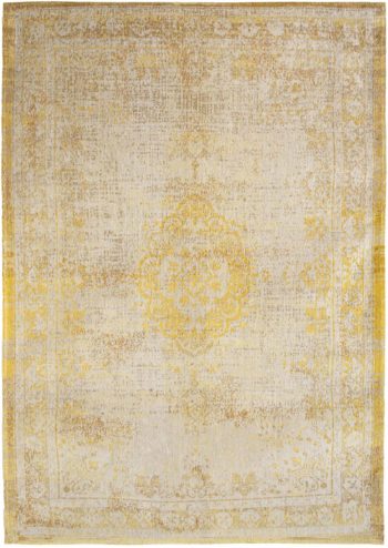 Louis De Poortere tapis LX 9062 Fading World Medallion Grey Yellow