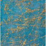 Louis De Poortere tapis, Mad Men Lightning Turquoise 9218, Stellar design