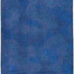 Louis De Poortere tapis, Meditation Blue Lagoon 9225, Coral design