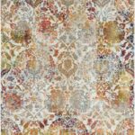 Tapis Nourison Ankara Global ANR06 Ivory / Orange