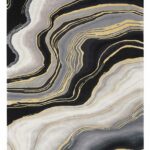 Tapis Nourison Prismatic PRS31 Charcoal / Grey