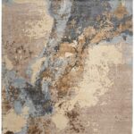 Tapis Nourison Silk Shadows SHA23 Beige / Blue