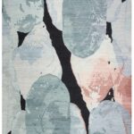 Tapis Nourison Silk Shadows SHA25 Blue / Pink