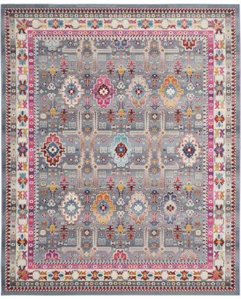 Nourison tapis Vintage Kashan VKA05 GYMTC GREY MULTICOLOR 8x10 099446811851