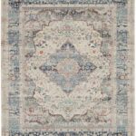Tapis Nourison Vintage Kashan VKA07 Ivory / Blue