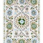 Louis De Poortere tapis, Antiquarian Slavia 9732, Suzani design