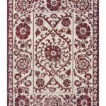 Louis De Poortere tapis, Antiquarian Zephyr 9734, Suzani design