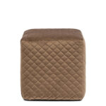 Rivièra Maison Seine Footstool, Velvet III, Golden Mink