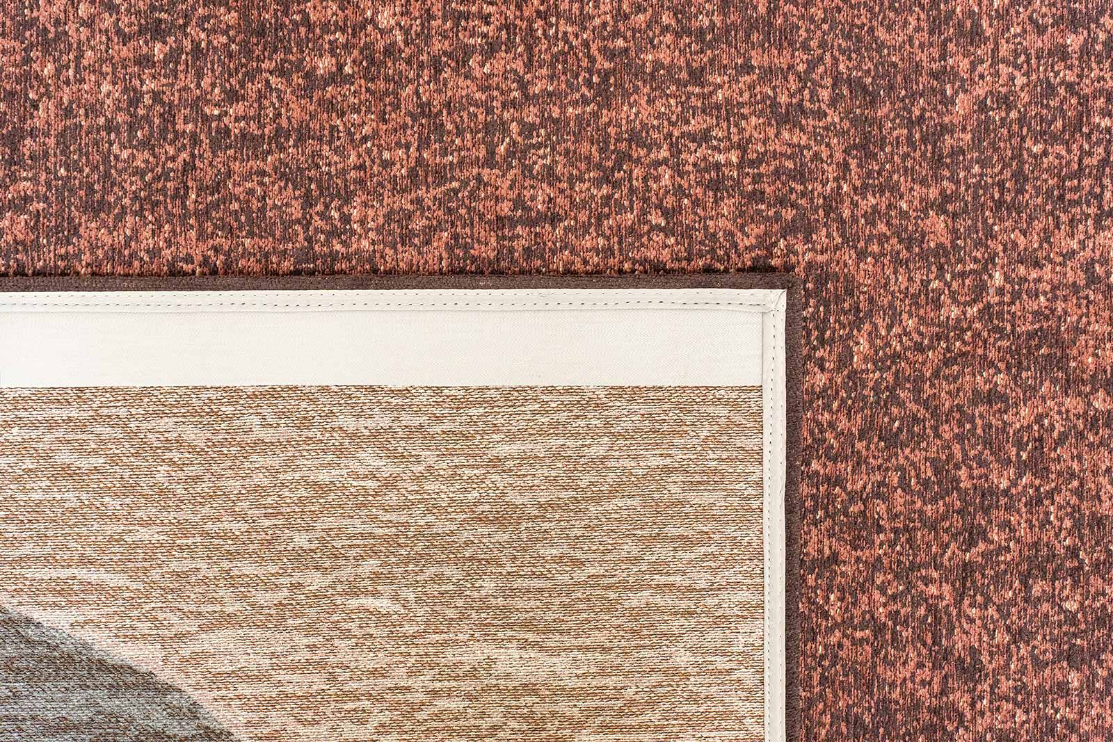 Louis De Poortere tapis Craft 2064 Marble Rosewood back