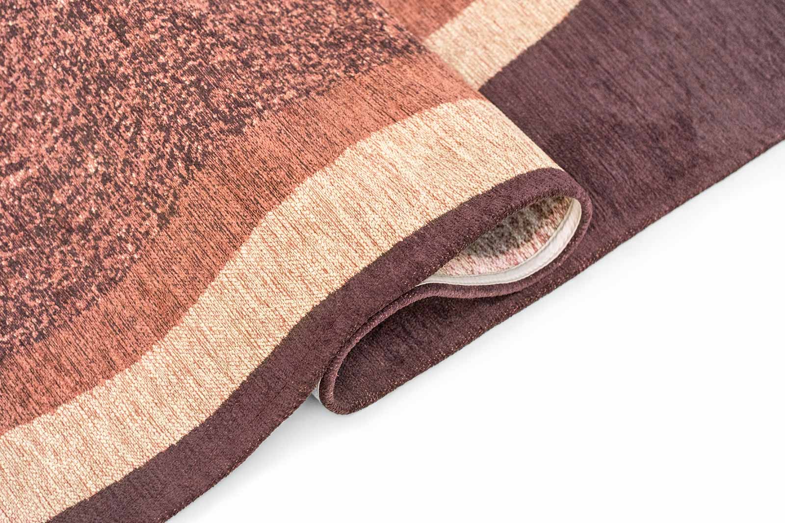Louis De Poortere tapis Craft 2064 Marble Rosewood fold