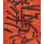 Louis De Poortere tapis, Meditation Ginger Chocolat 2069, Kanji design