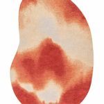 Louis De Poortere tapis, Meditation Rust 2090, Aquarelle design